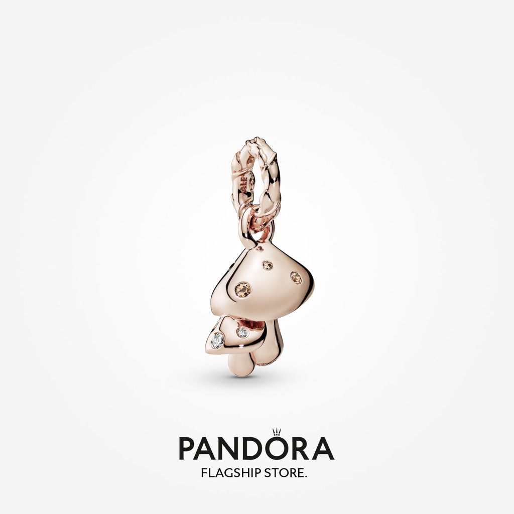 pandora-จี้เห็ด-ชุบโรสโกลด์-14k-ของขวัญวันหยุด-สําหรับผู้หญิง-p804