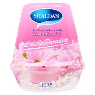 Air freshener AIR REFRESHENER GEL SHALDAN SCENT &amp; CARE 180G LOVELY PARADISE Air freshener desiccant Home use น้ำหอมปรับอ