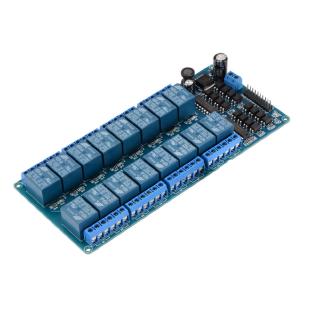 DIYMORE โมดูลโล่รีเลย์ 16-ช่อง DC 5V/12V พร้อมออปโตคัปเปลอร์ สำหรับ for arduino