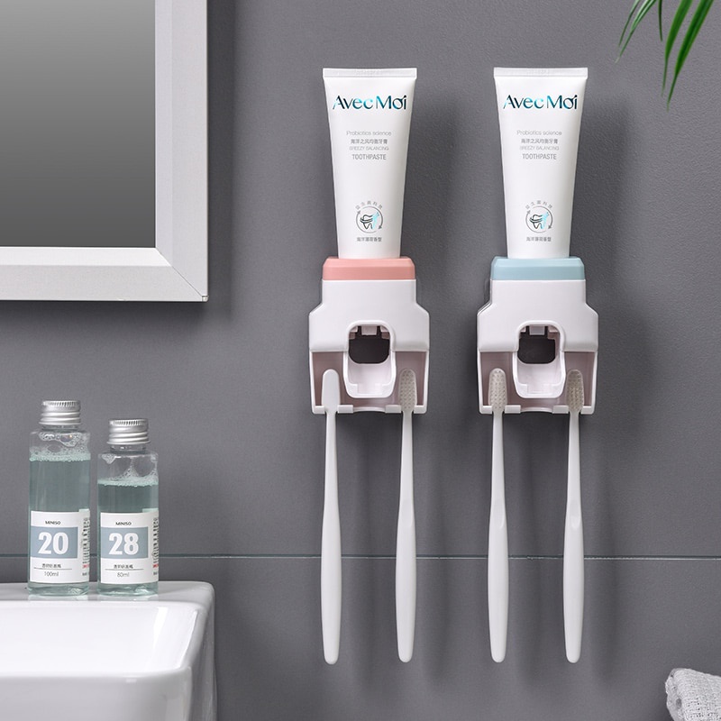 Creative Bathroom Wall Mount Automatic Toothpaste Dispenser Waterproof ...