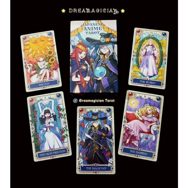japanese-anime-tarot-ไพ่ยิปซีแท้-ไพ่ยิปซีลดราคา-ไพ่ทาโร่ต์-ไพ่ออราเคิล-tarot-oracle-card-deck