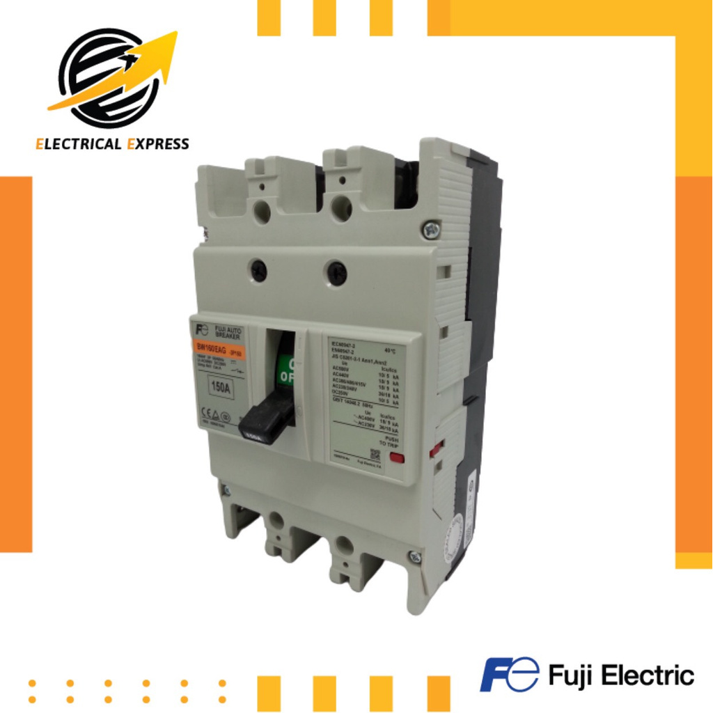 fuji-electric-ขายดีที่สุดเบรกเกอร์ฟูจิ-fuji-breaker-รุ่น-bw160eag-3-pole