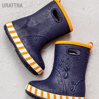 Urattna รองเท้าบูท Eva พื้นนิ่ม กันน้ํา กันฝน กันลื่น สําหรับเด็ก