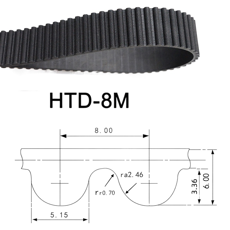 HTD 8M ยาง Timing Belt 1504/1512/1520/1560/1584/1536/1544/1552/1576