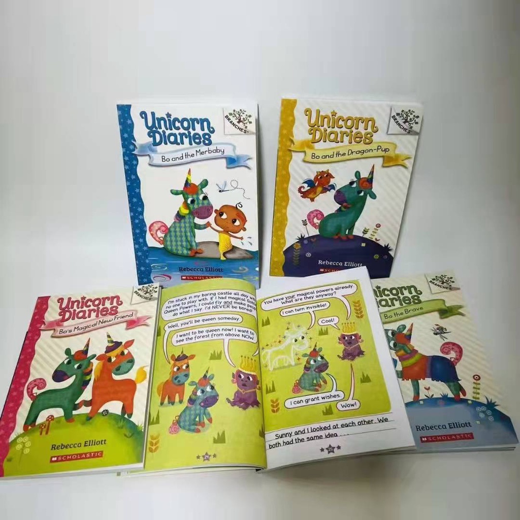 พร้อมส่ง-scholastic-branches-unicorn-diaries-stories-set-5-books