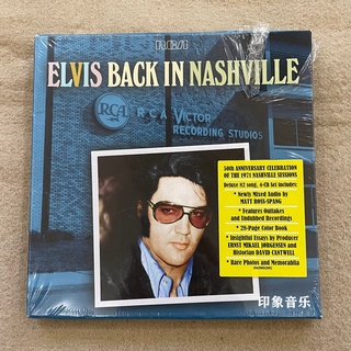 มาใหม่ แผ่น Cd ปกแข็ง Elvis Presley Returns to Nashville Back in Nashville 4