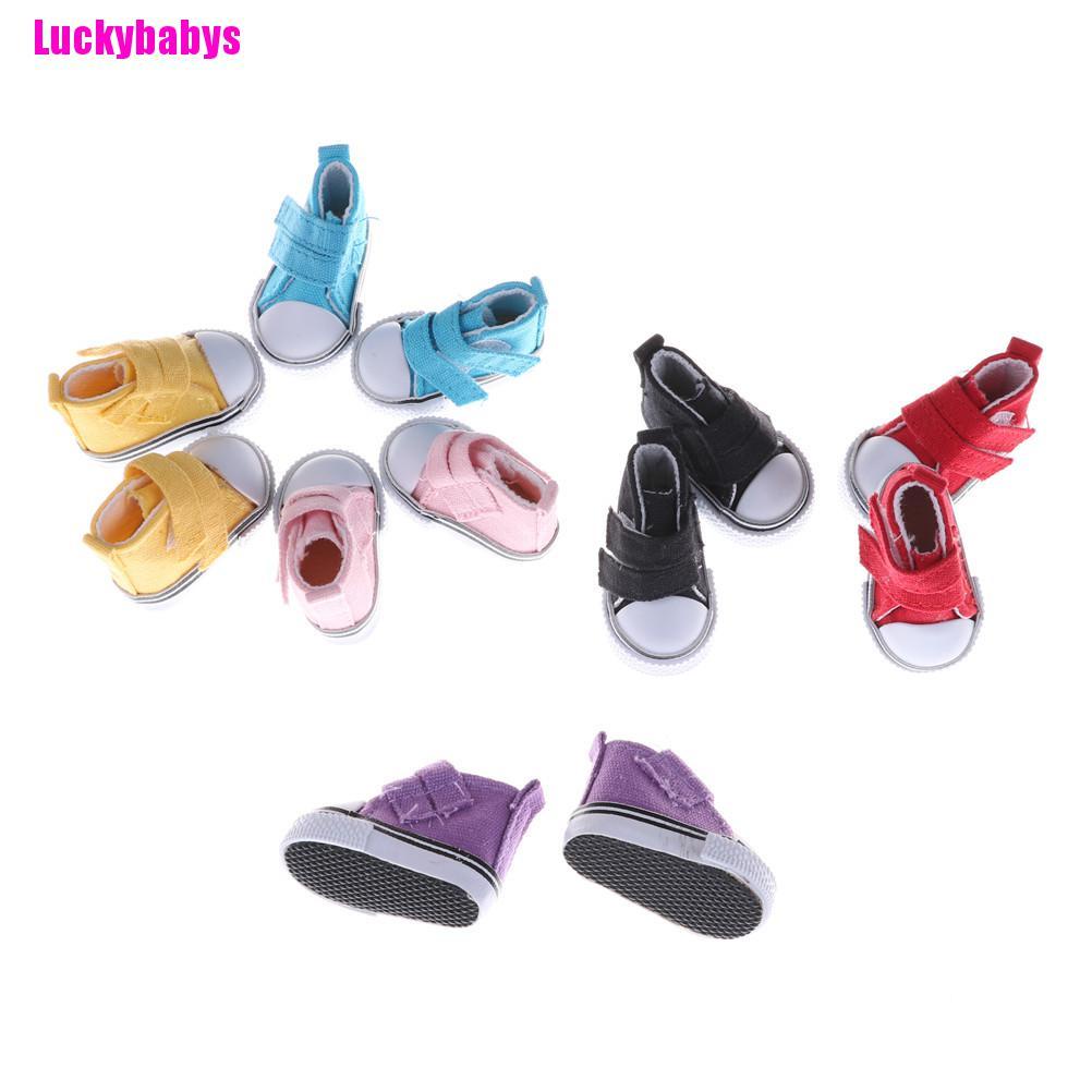 ราคาและรีวิว( Luckybabys ) รองเท้าผ้าใบ ขนาดเล็ก 5 ซม. สําหรับตกแต่ง 1/6 Bjd Bjd