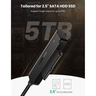 ภาพขนาดย่อของภาพหน้าปกสินค้าUGREEN รุ่น 70609 SATA toUSB Cable USB 3.0 to Hard Drive Adapter Converter SATA III 2.5 inch HDD Hard Drive Support UAS จากร้าน gadgetvilla บน Shopee ภาพที่ 4