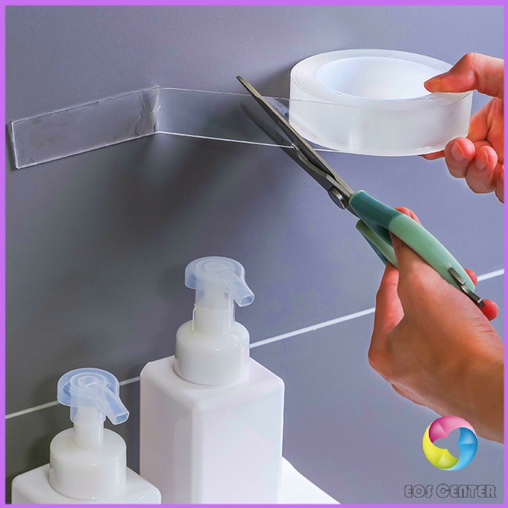 eos-center-กาวสองหน้า-เทปกาว-ทำความสะอาดและนำมาใช้ใหม่ได้-มี-2-ขนาดให้-เลือก-double-side-adhesive-tape