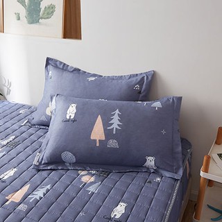 ปลอกหมอน！！ Pillow Case Simple Student Dormitory Pillow Case 48 * 74 Pillow Skin