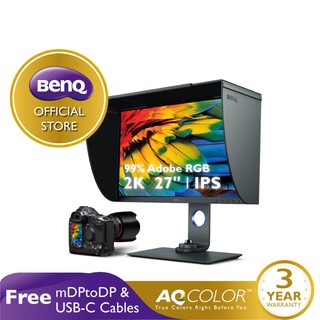 สินค้า BenQ SW270C 27นิ้ว 2K IPS USB-C Adobe RGB Photo Editing Monitor (จอแต่งภาพ, จอคอมพิวเตอร์27นิ้ว)