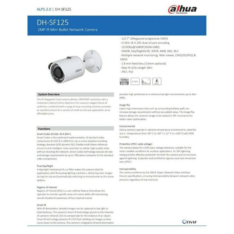 dahua-กล้องวงจรปิด-รุ่น-sf125-2mp-ir-mini-bullet-network-camera-รับประกัน-3-ปี