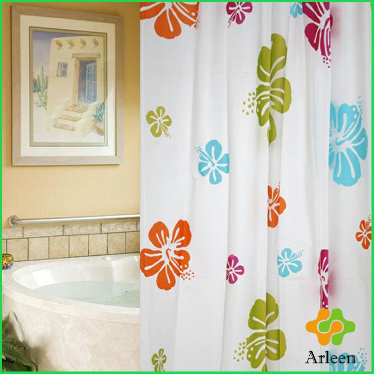 arleen-ม่านกั้นห้องน้ำ-ม่านกันน้ำ-ม่านพลาสติก-shower-curtain