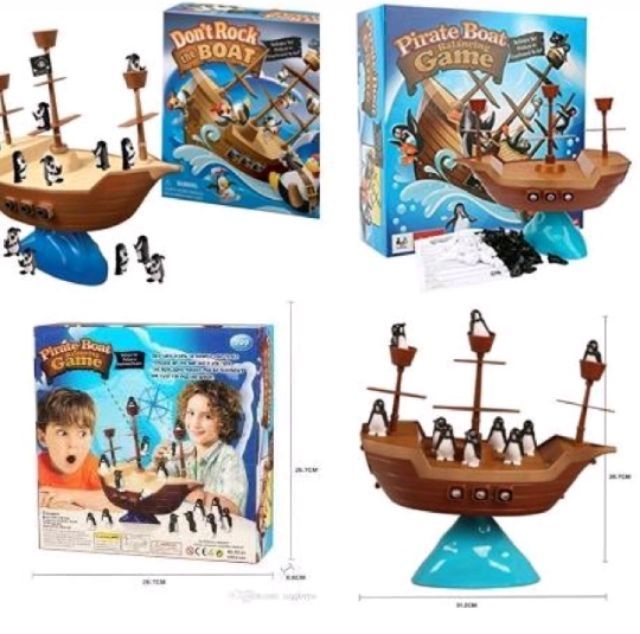 ภาพสินค้าเกมส์แพนกวินตกเรือโจรสลัด - Pirate boat balancinggame เรือเพนกวิ้น จากร้าน thanawitphatthanasak บน Shopee ภาพที่ 4