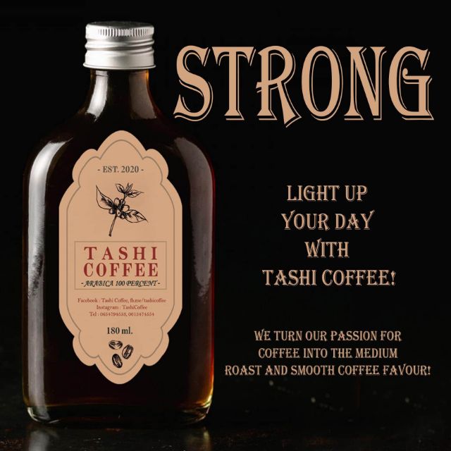 TASHI COLD BREW STRONG COFFEE 180 ml. พร้อมดื่ม | Shopee Thailand