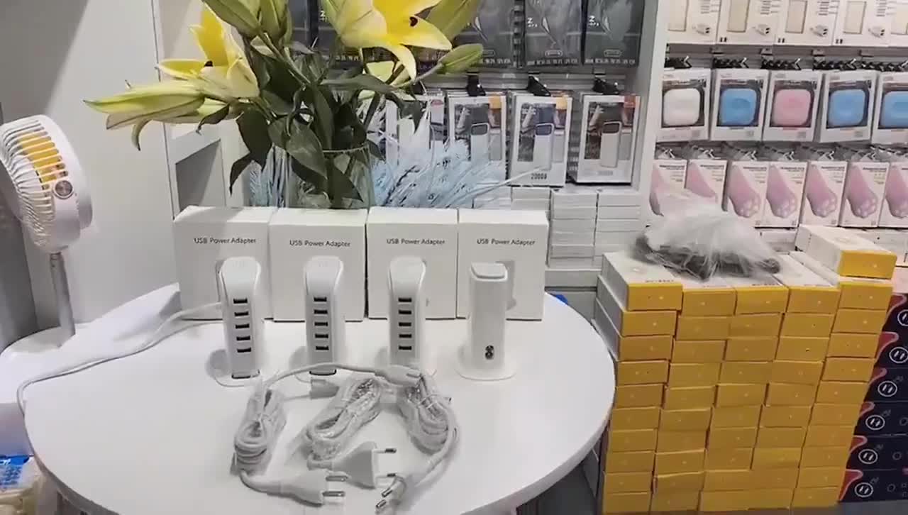 หัวชาร์จ-อะแดปเตอร์-30w-อุปกรณ์-ชาร์จมือถือ-adapter-5v4a-มี-5usb-สามารถใช้งานพร้อมกันได้-หัวชาร์จ-สุดคุ้ม