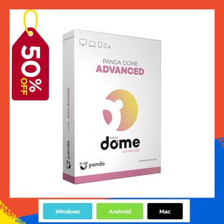 Panda Dome Advanced  ANTIVIRUS (ไม่มีกล่อง) สุดยอดโปรแกรมแอนตี้ไวรัสที่ดีที่สุด 1เครื่อง1ปี