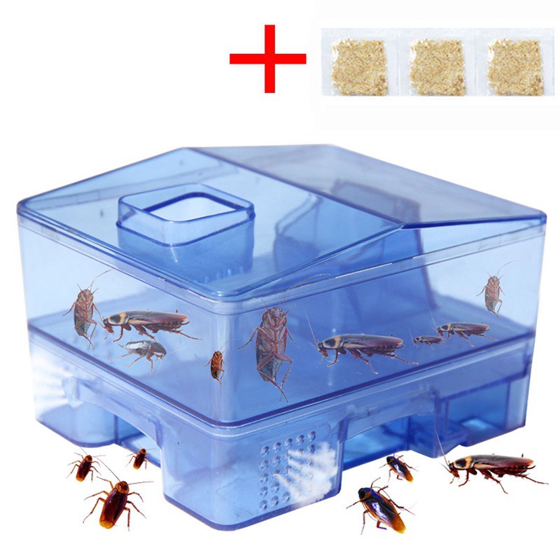 สบายใจ-บ้านไม่มีแมลง-ด้วย-กล่องบ้านดักแมลงสาบ-จิ้งจก-แมลงต่างๆ-แบบ-2-ชั้น