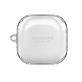 เคสใส แบบนิ่ม พร้อมพวงกุญแจคาราบิเนอร์ สําหรับ Samsung Galaxy Buds 2 Pro Galaxy Buds Pro Galaxy Buds Live