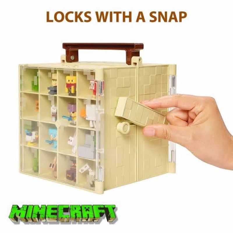 Mattel Minecraft Mini Figure Collector Case | Shopee Thailand