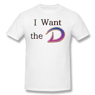 [S-5XL] เสื้อยืด ผ้าฝ้าย พิมพ์ลาย I Want The D แฟชั่นสไตล์สตรีท สําหรับผู้ชาย