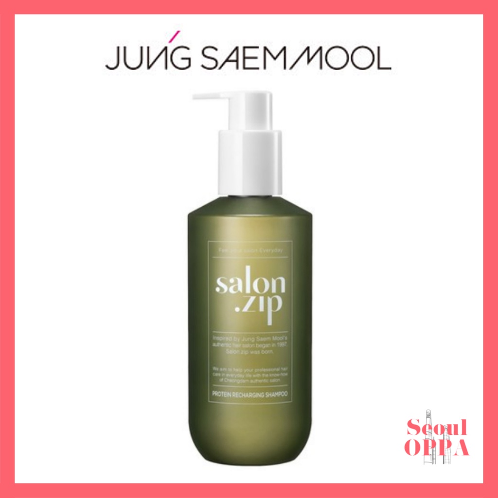 [Jung Saem Mool] Salon.zip Protein Recharging Shampoo 400ml โปรตีน รี ...