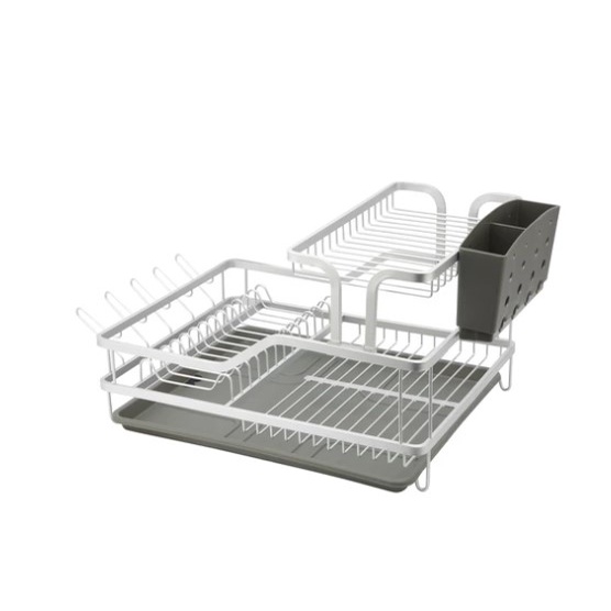 hafele-ตะแกรงอลูมิเนียมคว่ำจาน-aluminium-dish-rack-ตะแกรงคว่ำจาน-อลูมิเนียม-พร้อมถาดรองน้ำ-ตะแกรง-พักจาน-ที่คว่ำจาน