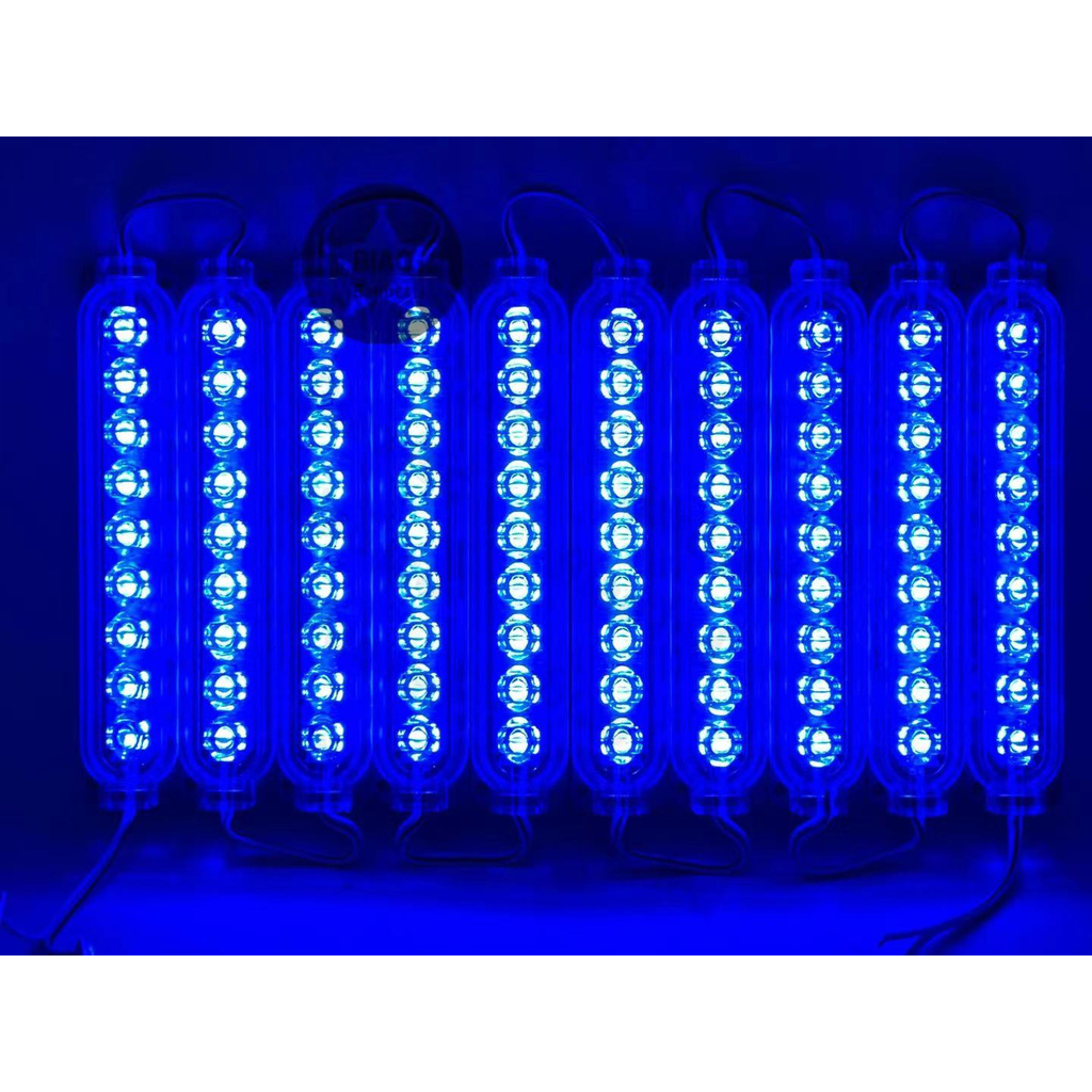 ไฟ-led-module-9led-24v-รถใหญ่-หกล้อ-สิบล้อ-มี7สีให้เลือก-10ชิ้น-1แผง