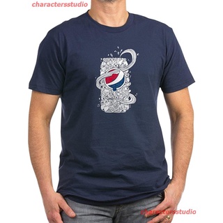 T-shirt  charactersstudio CafePress Pepsi Can Doodle Mens Fitted T Mens Fitted T เสื้อยืดผู้ชาย ดพิมพ์ลาย ดผ้าเด้ง คอก