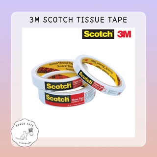 3M Scotch #777 Tissue Tape // 3 เอ็ม รุ่น #777 เทปเยื่อกาว 2 หน้า ติดแน่น ทนนาน กาวไม่เยิ้ม