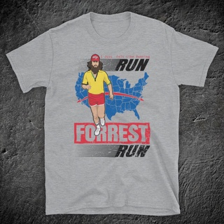 เสื้อยืด พิมพ์ลายภาพยนตร์ Forrest Gump Run Forrest Run Tom Hanks Drama Film สําหรับผู้ชาย