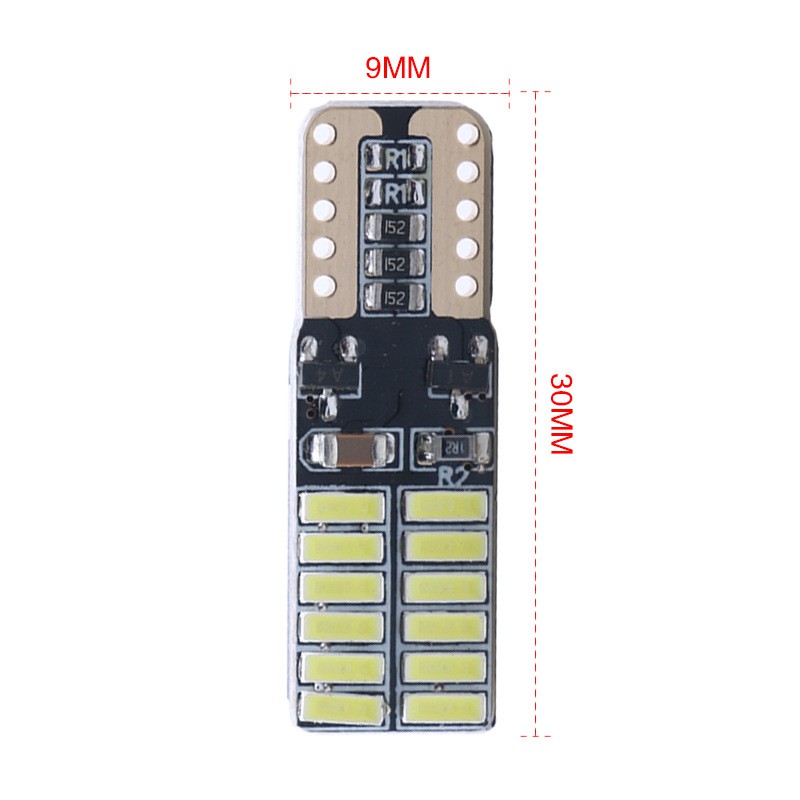 ภาพหน้าปกสินค้าไฟหน้ารถ ไฟติดป้ายทะเบียน LED รุ่น Canbus T10 4014 ขนาดเล็ก จากร้าน gzqd1686.th บน Shopee