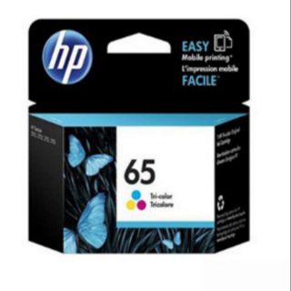 ตลับหมึกพิมพ์ HP65CO(สี)ใช้ได้กับเครื่องพิมพ์ HP Deskjet 2620,2621,2622,2633,3720,3721 HP Envy 5020