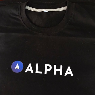 [S-5XL] กำลังฮิต!! เสื้อยืดคริปโต Bitcoin ลายAlpha เนื้อผ้า Cotton100% No.30 เกรดComb พรีเมี่ยม สกรีนลายใหม่ตามออเดอร์ทุ