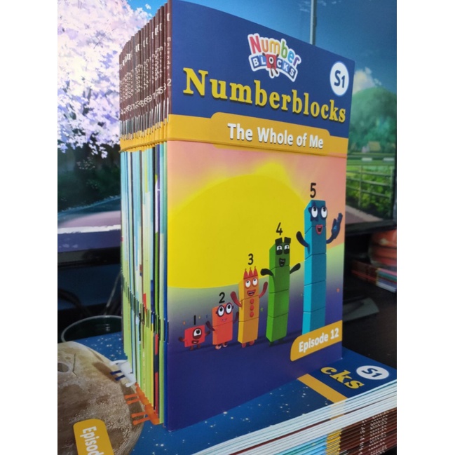 ใหม่-numberblocks-หนังสือการ์ตูนภาษาอังกฤษชุดสอนคณิตศาสตร์สำหรับเด็ก