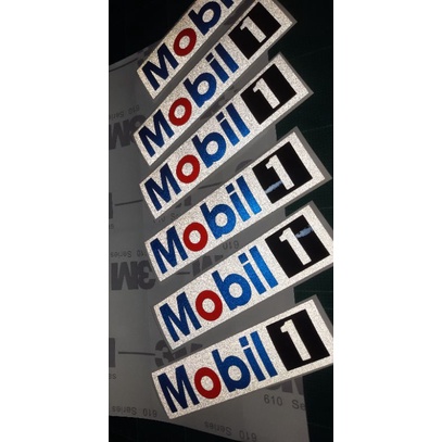 สติ๊กเกอร์-mobil1-โมบิววัน-งานตัดประกอบ-3m-สะท้อนแสง