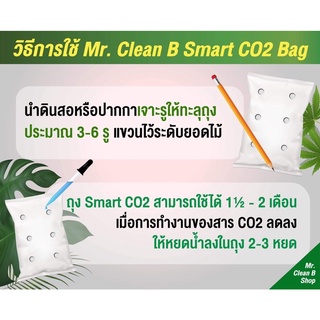ภาพขนาดย่อของภาพหน้าปกสินค้าSmart Co2 bag (เกรดพรีเมียม) 1 pack จากร้าน wooqqoow บน Shopee