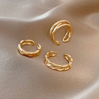 ภาพหน้าปกสินค้าชุดแหวนทอง ปรับได้ คุณภาพสูง แฟชั่นใหม่ สําหรับผู้หญิง 3 ชิ้น ซึ่งคุณอาจชอบราคาและรีวิวของสินค้านี้