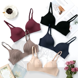 E01  บราไร้โครง  SOFT  BRA เสื้อชั้นใน​ ไร้โครง มีฟองดันทรงในตัว ผ้านุ่มใส่สบาย งานสวยเนียนเฉียบ #เรียบ