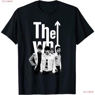 เสื้อยืดวงดนตรีThe Who Official 60s Black &amp; White Band T-Shirt The Kinks เดอะคิงส์ วงร็อค เสื้อพิมพ์ลาย ผู้ชาย ผู้หญิง