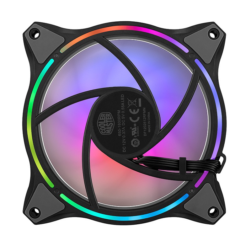 cooler-master-mf120-halo-12cm-addressable-5v-3pin-argb-fan-computer-case-pwm-quiet-rgb-fan-cpu-cooler-water-cooling-replace-fan