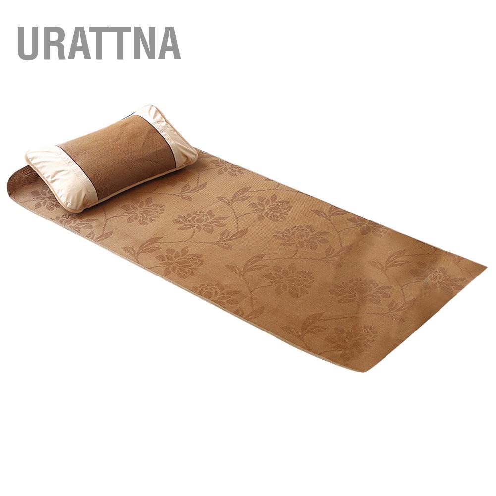 urattna-ชุดผ้าปูที่นอน-เสื่อหวาย-ลายตาราง-เหมาะกับฤดูร้อน