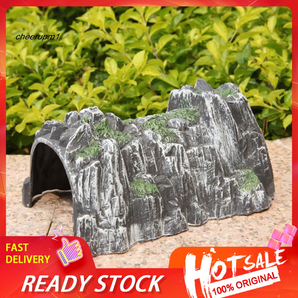 ready-stock-simulation-rockery-train-cave-tunnel-model-diy-miniature-railway-scene-accessory