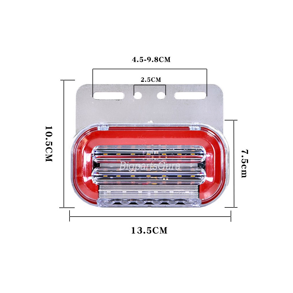 ไฟราวข้าง-led-ไฟเลี้ยว-led-12v-24v-ไฟวิ่ง-สีแดง-ไฟสัญญาณ-1-อัน