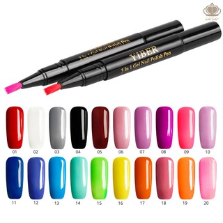 ปากกาน้ำยาทาเล็บ Glitter 20 สี