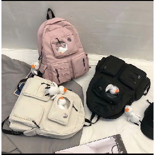 baglover🌻[พร้อมส่ง] Drake backpack กระเป๋าเป้ตุ๊กตาน้องเป็ด มี3สี