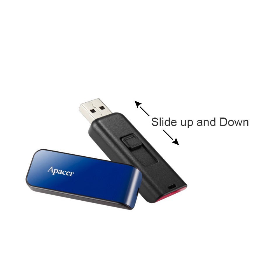 ภาพสินค้าApacer AH334 USB2.0 แฟลชไดร์ฟ 16GB สีน้ำเงิน (Apacer AP16GAH334U-1) จากร้าน gadgetandit บน Shopee ภาพที่ 2