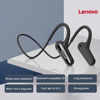 Lenovo หูฟังบลูทูธไร้สาย 5.0 ABS IPX7 กันน้ํา พร้อมสายคล้องคอ สําหรับ XE06