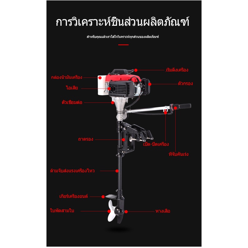 เครื่องเรือ-outboard-เครื่องเรือหางสั้น-มอเตอร์ไกด์-แบบ4จังหวะ-มอเตอร์ติดเรือ-สำหรับ-เรือยาง-เรือคายัค-เรือไฟเบอร์