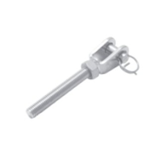 RIGHT THREAD OF JAW WITH NUT M8-M10.Marine Grade 316 Stainless Steel Fitting